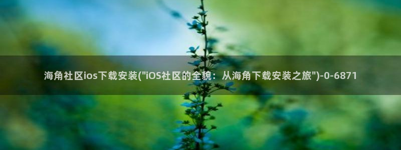 海角社区网站进入点：海角社区ios下载安装(\